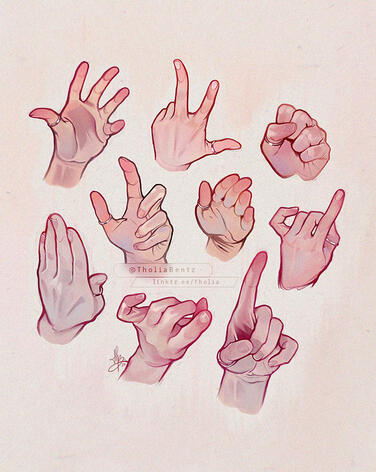 Studies-hands Studies-hands